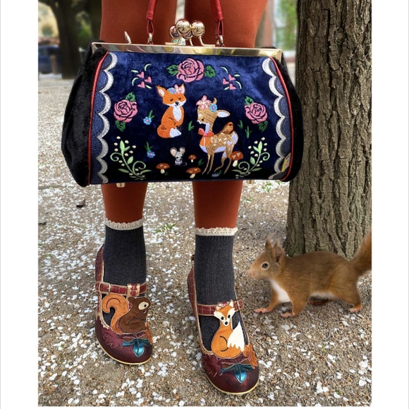 Irregular Choice Feeling Foxy Red Mary Jane Heels - Picture 5 of 10